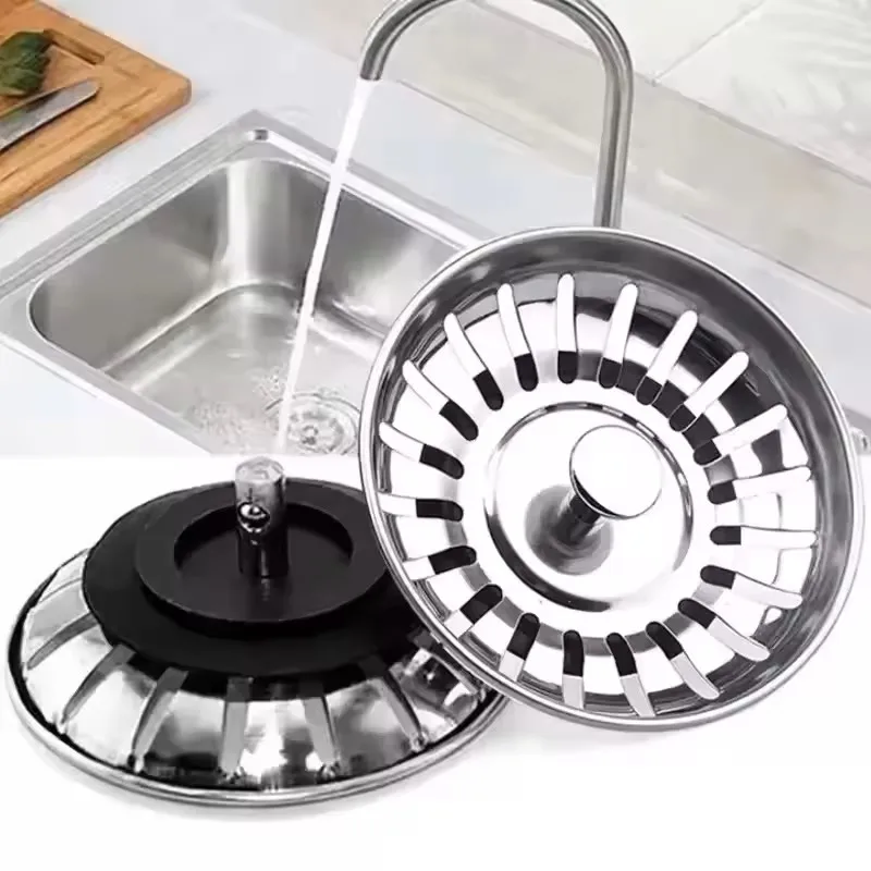 Commercial Kitchen Bin - 스테인리스 스틸 싱크 스트레이너 플러그 주방