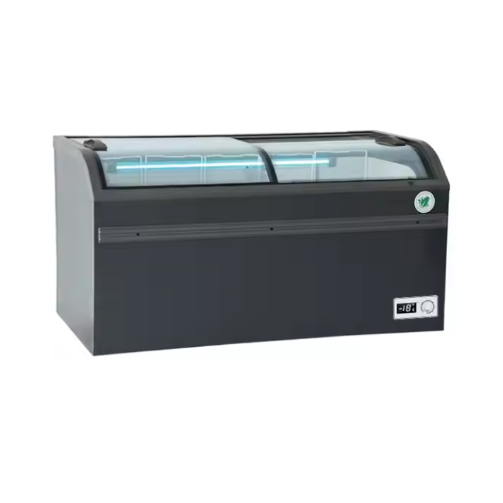 상업용 곡면 상단 유리 슬라이딩 도어 냉장고 냉동고 - Commercial Chest Freezer 리뷰 및 가격