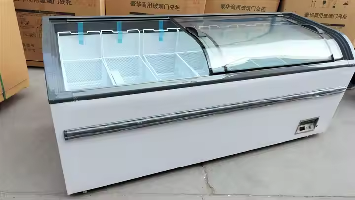 상업용 곡면 상단 유리 슬라이딩 도어 냉장고 냉동고 - Commercial Chest Freezer 리뷰 및 가격