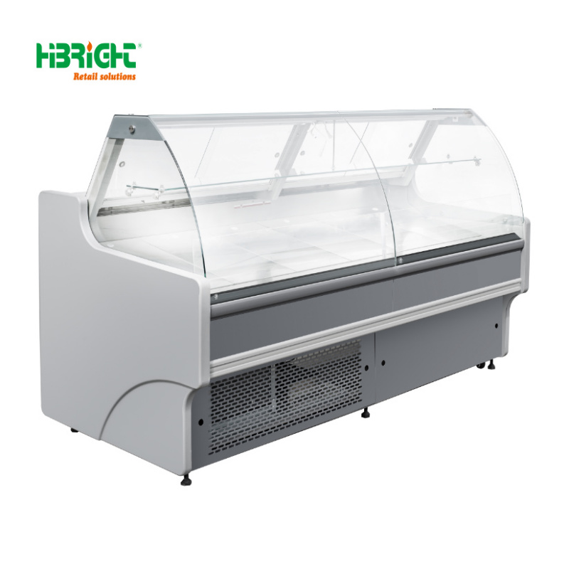 맞춤형 슈퍼마켓 곡면 유리 커버 일체형 아일랜드 냉동고 - Commercial Chest Freezer 리뷰 및 가격